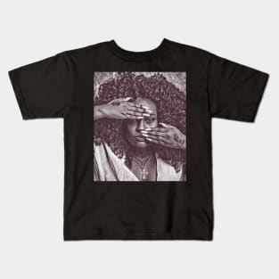 A Black Woman's Strength Kids T-Shirt